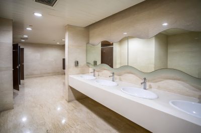 Wide Picture of Modern Bathroom