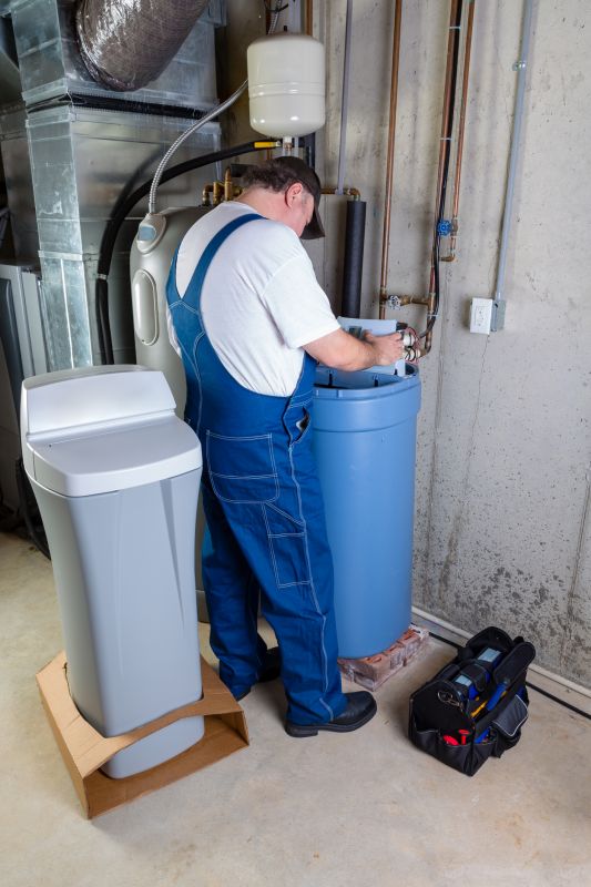 Water Softener Installation at a Residence